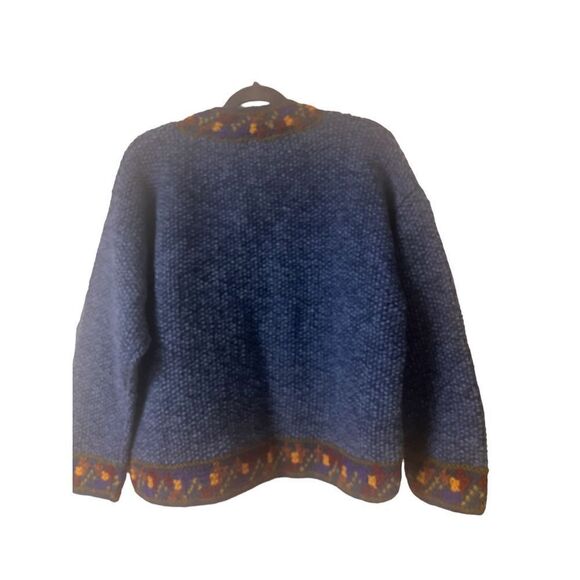 Lost Horizons cardigan sweater 100% wool one size - Picture 2 of 6